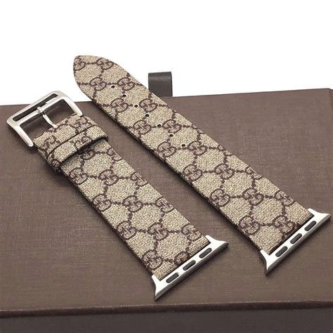 apple watch gucci straps|authentic gucci apple watch band.